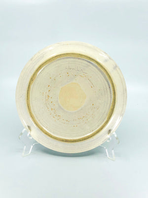 Studio Pottery “Wave” Signed Ceramic Plate