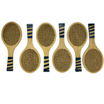 Wooden Tennis Racket Coasters