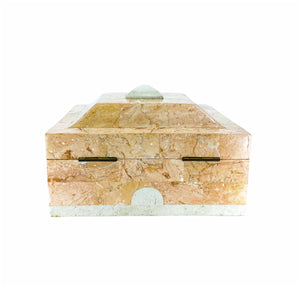 Pink Marble Keepsake Box