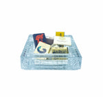 Heavy Crystal Square Ashtray