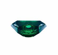 Emerald Green Diamond Shaped Glass Catch All