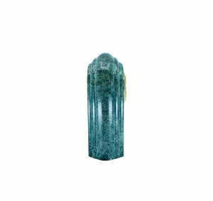Leeman Arch Shaped Green Marble Mantle Clock