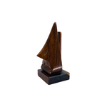 Hand Carved Wood Eyeglass Holder