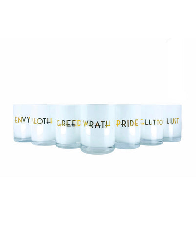 7 Deadly Sins Cocktail Glasses