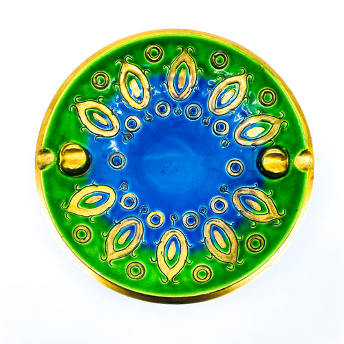 Bitossi for Rosenthal-Netter “Peacock” Ashtray