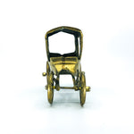 Vintage Brass Horse Carriage