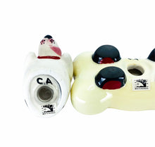 Vintage Dog Driving Bone Car Salt & Pepper Shaker