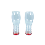 Pink Riedel “O” Champagne Glasses, Pair