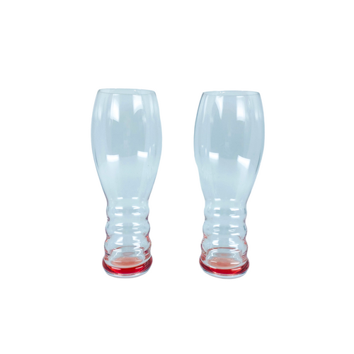 Pink Riedel “O” Champagne Glasses, Pair