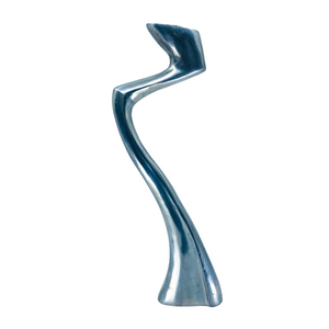 Sculptural Swan Aluminum Candlestick