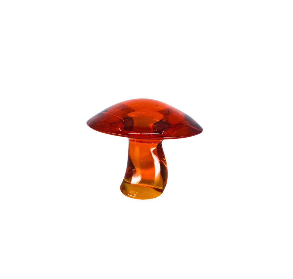 Orange Glass Shroomie