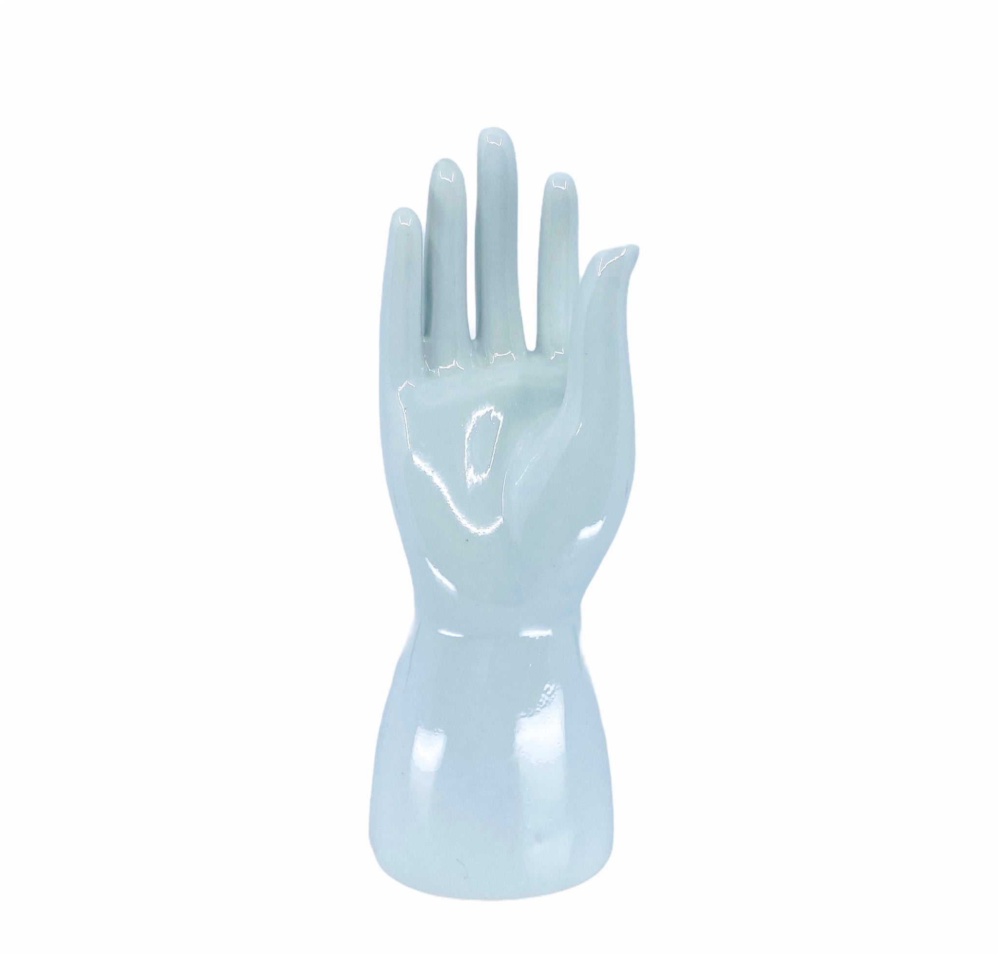 Vintage White Ceramic Hand