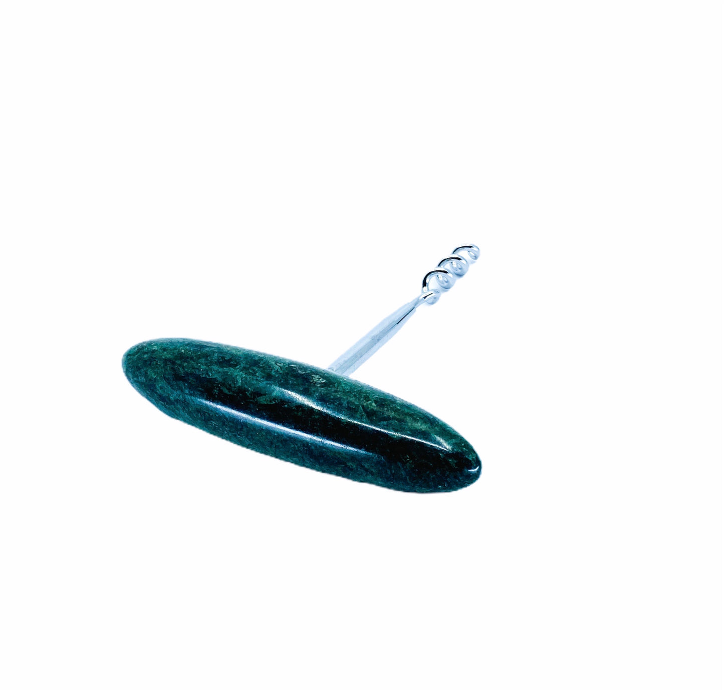 Sleek Green Marble Corkscrew