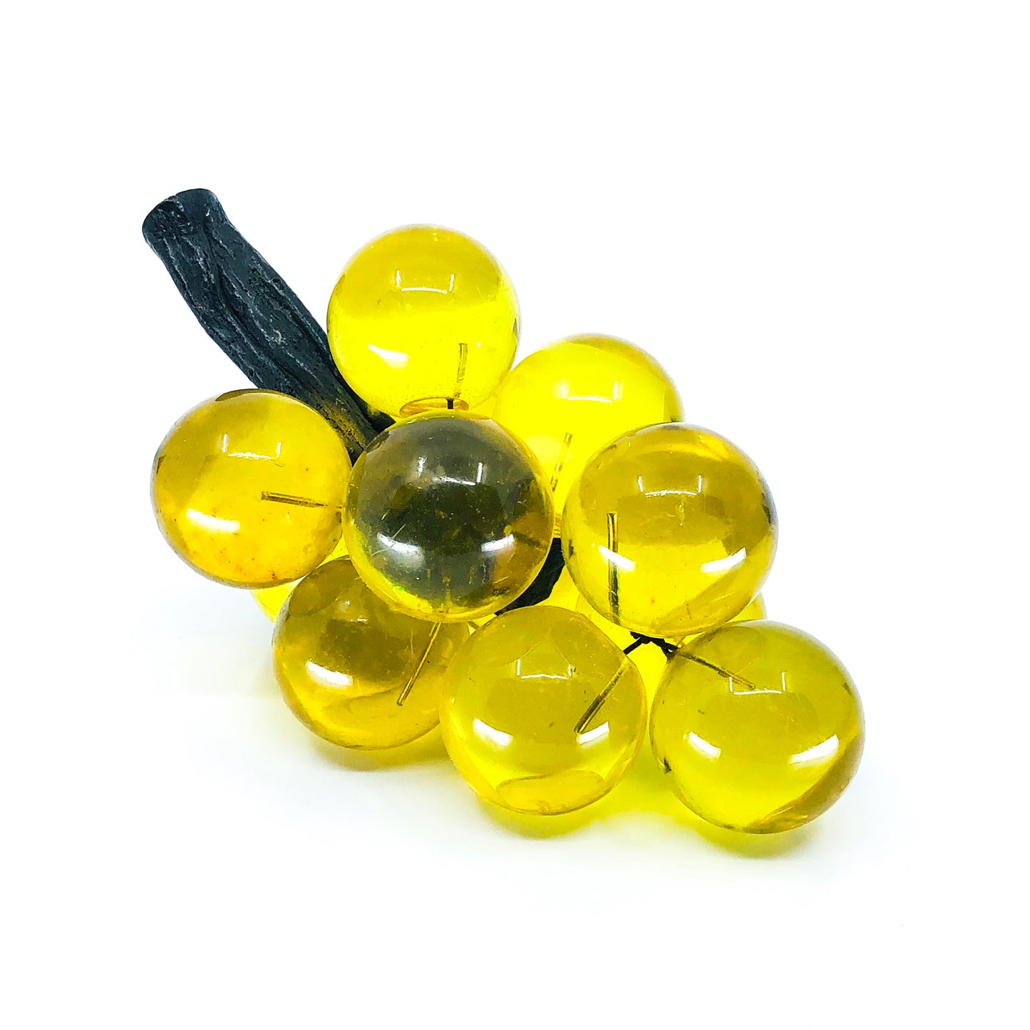 Cluster of Yellow Lucite Grapes