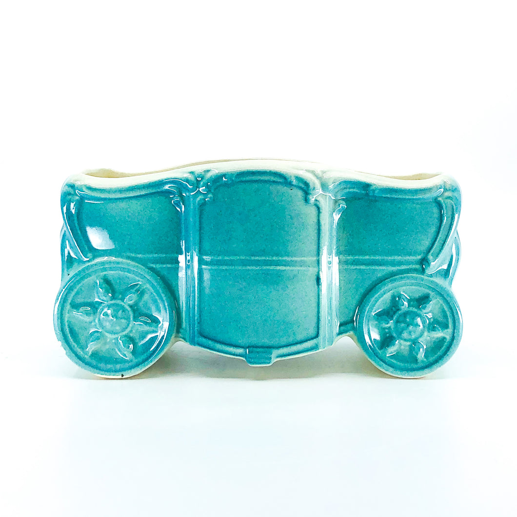 Vintage Royal Copley Buggy Planter