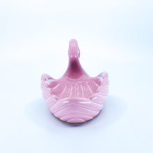 Pink Ceramic Swan Dish