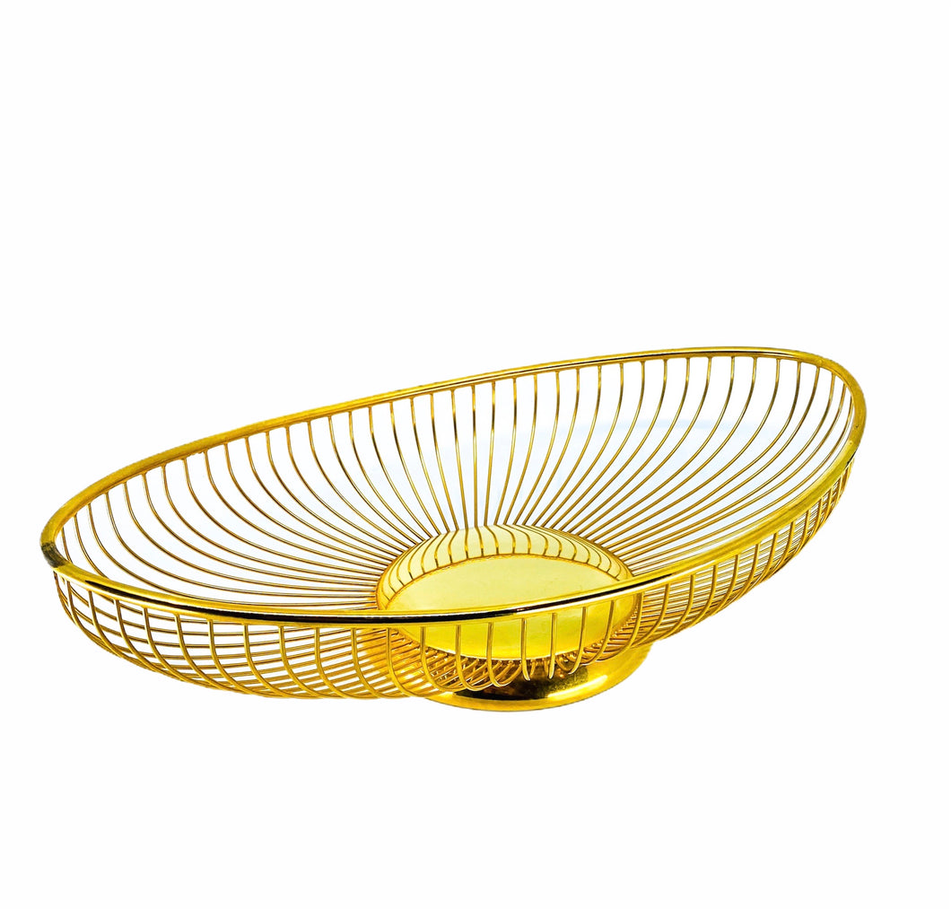 WA Starburst Gold Wire Basket