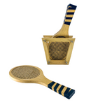 Wooden Tennis Racket Coasters