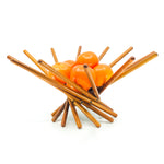 MoMa Carlo Contin 1999, Design 15” Satellite Fruit Bowl Folding Sculptural Basket