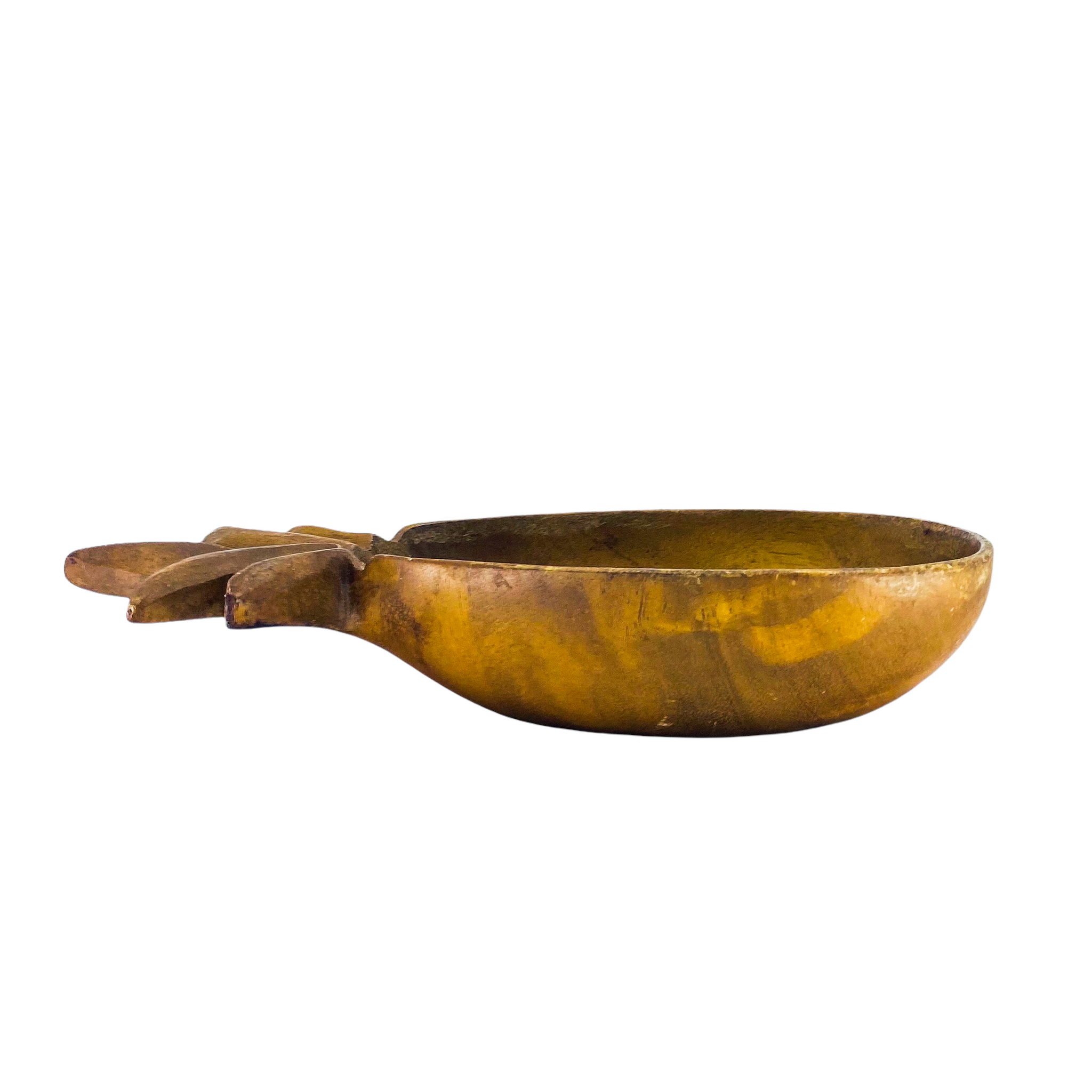 Hand Carved Monkeypod Pineapple Bowl