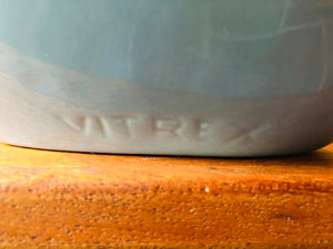 Gray Vitrex Art Deco Ceramic Lamp, 1 available