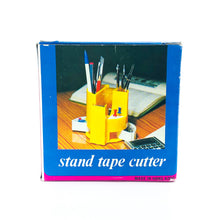 Vintage Yellow Acrylic Desk Organizer