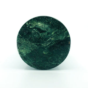 Heavy Green Marble Bamboo Shaped Vase