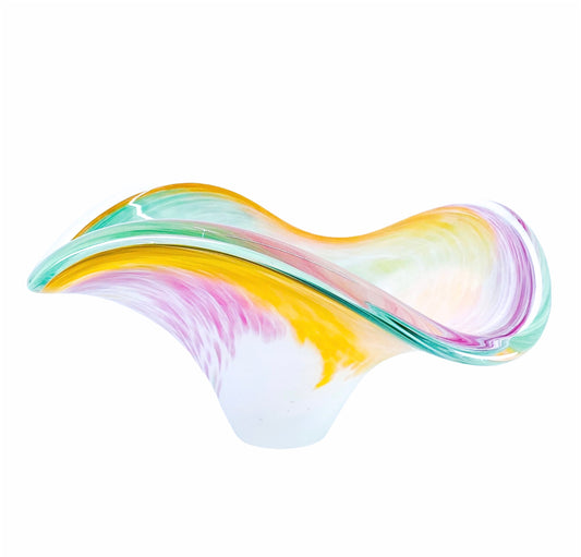 Pastel Murano Glass Bowl