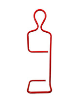 Vintage 1980’s “The Man” Valet Stand in Red Lacquered Steel