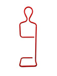 Vintage 1980’s “The Man” Valet Stand in Red Lacquered Steel