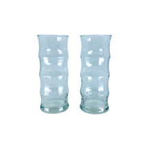 Bamboo Shaped High Ball Glasses, Set of 5
