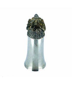 1980’s Silver Plate Rams Head Stirrup