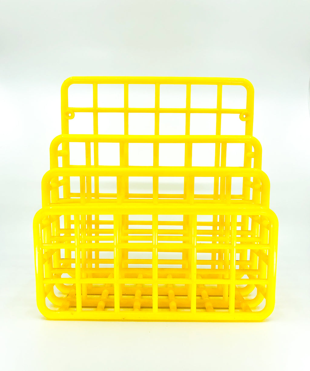 MCM “Designed by Jaffa” Yellow Desk Organizer