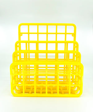MCM “Designed by Jaffa” Yellow Desk Organizer