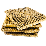 Rattan Ice Bucket Set