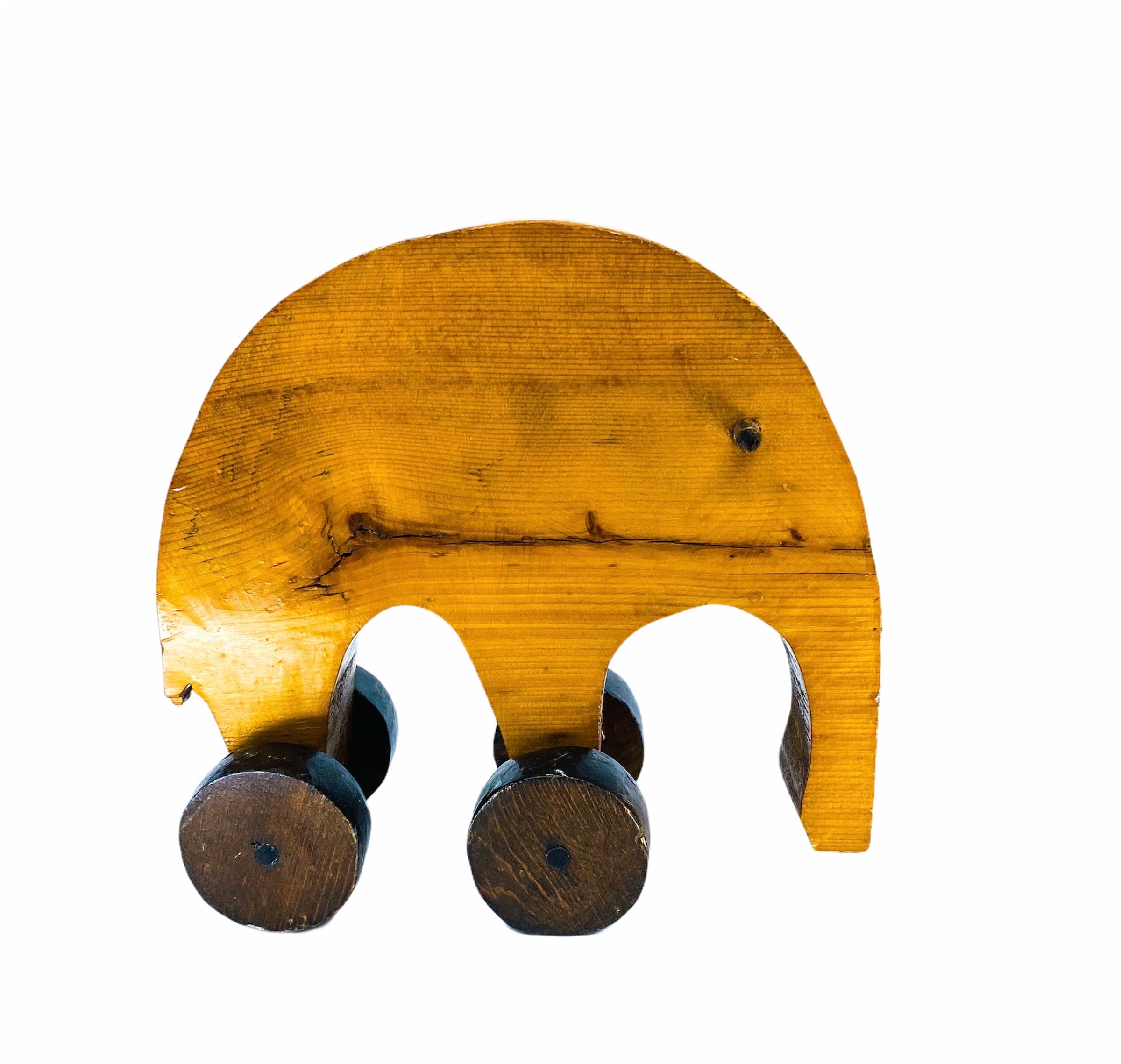 Vintage Wooden Elephant