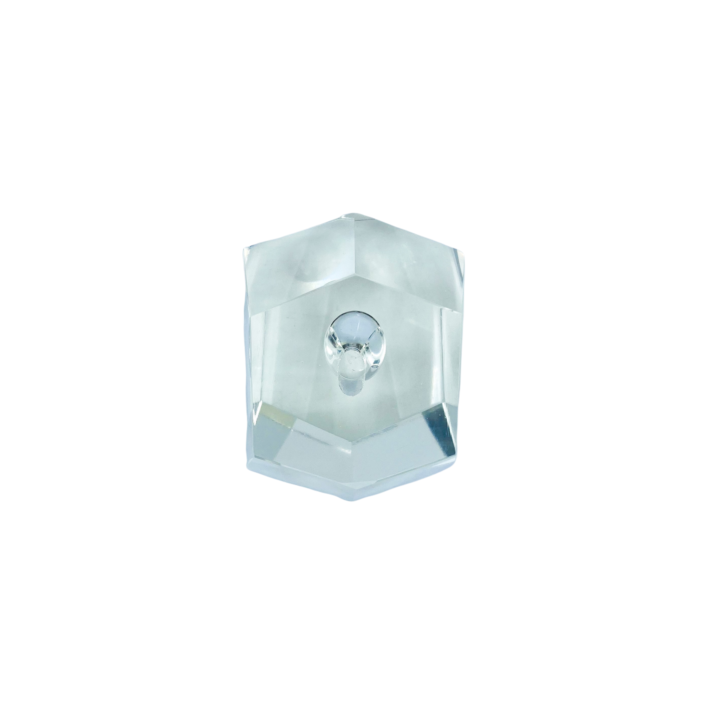 Faceted Crystal “Orchid” Bud Vase by Timo Sarpaneva for Iittala