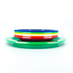 Vintage Ingrid Multicolor Plastic Plate Set