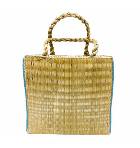 Vintage Sea grass Floral Summer Bag