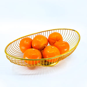 WA Starburst Gold Wire Basket