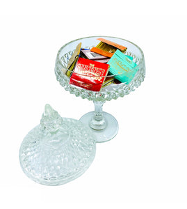 Large Glass Candy Dish / Stasher