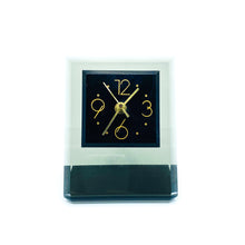 Smokey Lucite Cantilever Table Clock