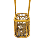 Vintage Rattan Wine Bottle Holder