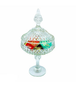 Large Glass Candy Dish / Stasher