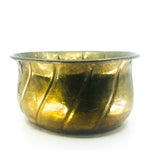 Hammered Brass Planter