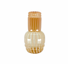 Vintage Fenton Glass Pink Swirl Bedside “Tumble Up” Carafe