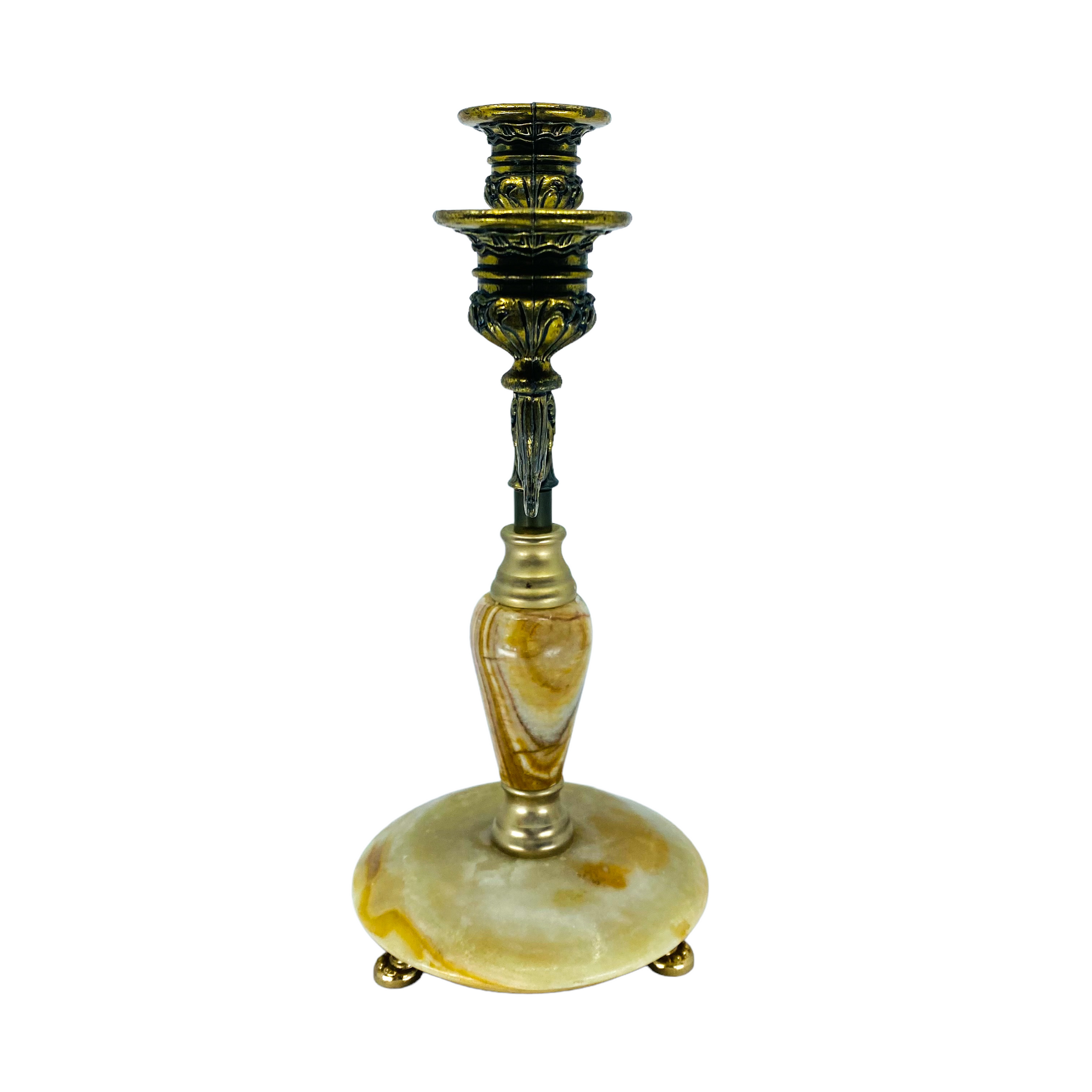 Onyx Footed Candelabra