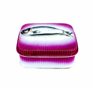 Antique Victoria Austria Porcelain Sardine Box