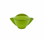 Vintage Mello-Ware Melamine Green Sugar Bowl & Butter Dish