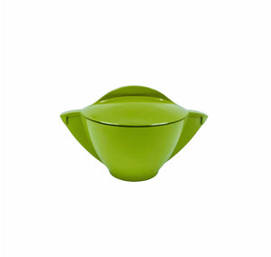 Vintage Mello-Ware Melamine Green Sugar Bowl & Butter Dish